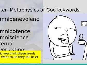 Metaphysics of God - God's attributes