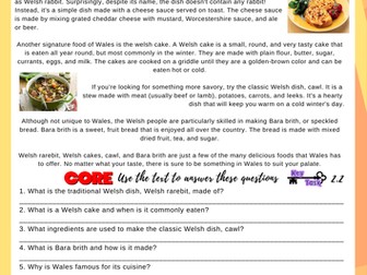 Welsh Food - CfW - Languages connect us