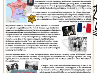 France during WWII - CfW - Languages connect us