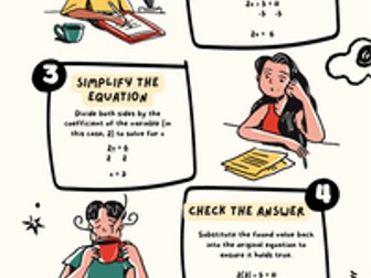 Quick Step by Step How to Solve Linear Equations