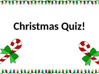 General Christmas quiz
