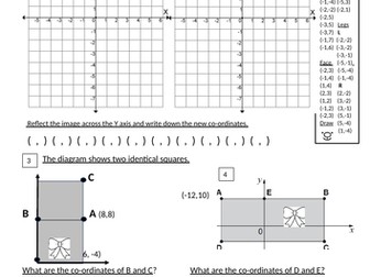 Christmas Co-ordinates for Year 6