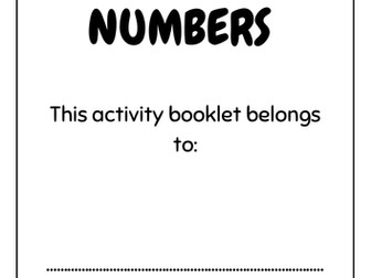 Maths Number booklet