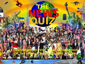 The News Quiz December 4th - 11th 2023 Form Tutor Time Current Affairs