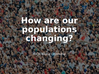 How are the world populations changing?