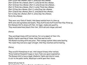 Romans Assembly Script Year 3/4 - small class