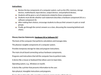 Year 7 Introduction to Computing