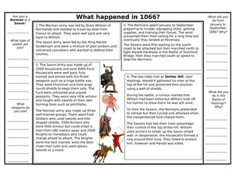 L3 What were the events of 1066?