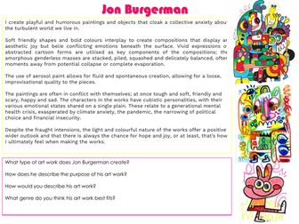 Jon Burgerman Doodle Task