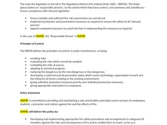 Safeguarding policies and procedures for home tutors/ forest school/ EOTAS / teachers