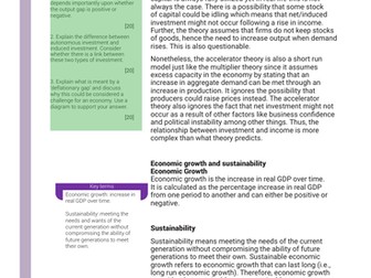 Economic Growth and Sustainability: Economics for Cambridge International 2023 to 2025 syllabus