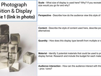 3D Photography analysis handout