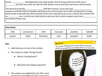 L4: The Iron Curtain Speech - incl. telegrams and atomic bomb (GCSE History Edexcel)