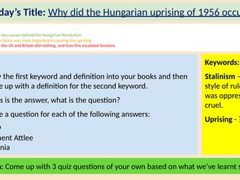 L9: The Hungarian Uprising (GCSE History Edexcel)