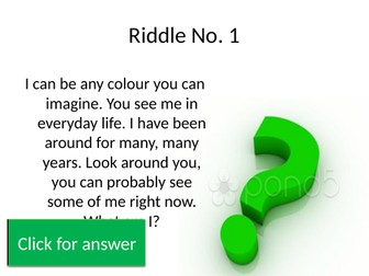 Riddle me this