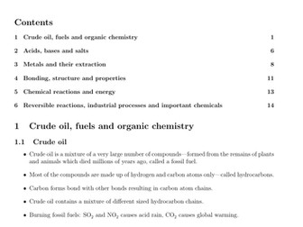 WJEC GCSE Chemistry Unit 2 — Summary Booklet