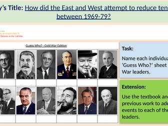 BUNDLE TOPIC 3 OF SUPER POWER RELATIONS & COLD WAR GCSE HISTORY EDEXCEL (7LESSONS)