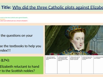 L2: The 3 Catholic Plots (GCSE History EEE Edexcel)