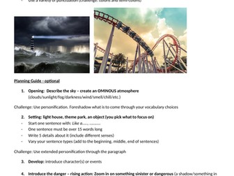 GCSE Style Creative Writing Cover - Lighthouse