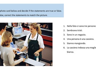 Italian GCSE review - Jobs and future ambitions