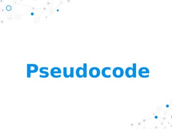 Pseudocode
