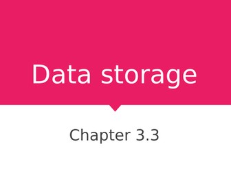 Data storage and network hardware