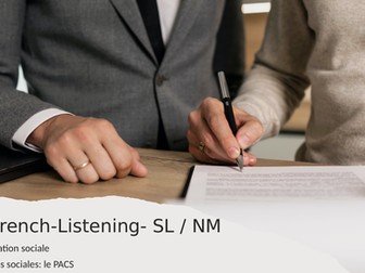 IB French B Listening- Organisation sociale-Relationships
