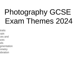 AQA Photography ESA - Additional Photographers for each theme
