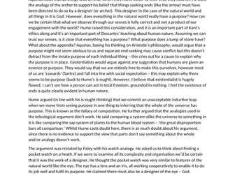 Teleological Argument essay