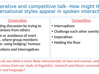 gender and conversation