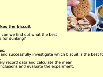 STEM Club/STEM lessons Dunking Biscuits