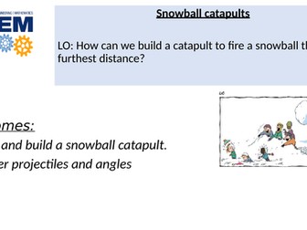 STEM Club Project Snowball Catapult