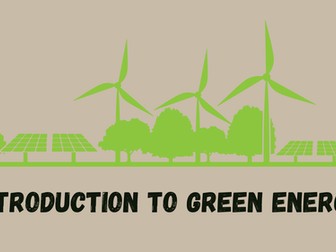 Introduction to Green Energy