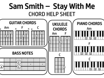 Sam Smith Help Sheet - Stay With Me