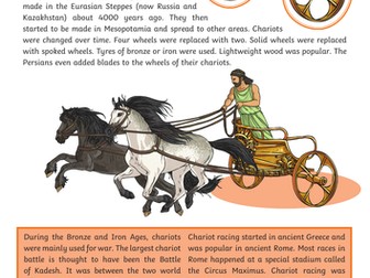 Year 3/4 DT - slingshot Roman chariot