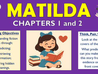 Matilda - Chapters 1 and 2 - Double Lesson!