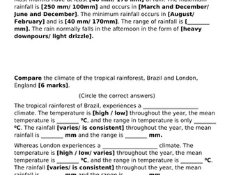 KS3 Geography - Why are the rainforests so important? L1. What is an ecosystem?