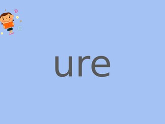 'ure' sound Phonics PPT