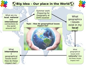 KS3 Young environmentalists-Reading task with key word task, written questions & challenge activity.