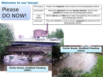 KS3 geography - What are geomorphic processes and how do they impact the landscape? (rivers)