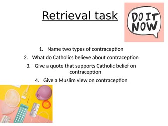 RS AQA A Theme A Relationships and Families Marriage