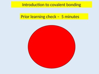 Introduction to covalent bonding