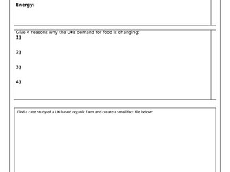 Resource Management - Energy