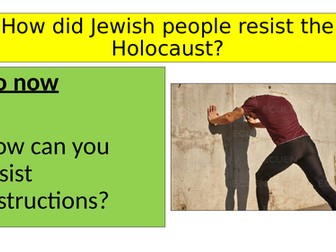 How did Jewish people resist the Holocaust?