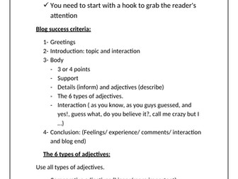 Blog Writing