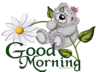 Good morning/welcome for class screen