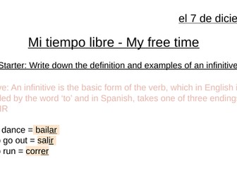 Mi tiempo libre