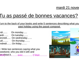 Tu as passé de bonnes vacances?