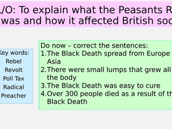 Peasants revolt - causes and conseuqences