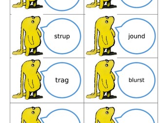 Beegu alien words (phonics)